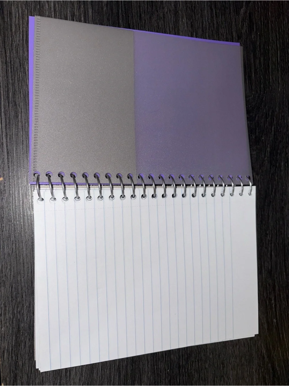Stellar Purple Spiral Notebook